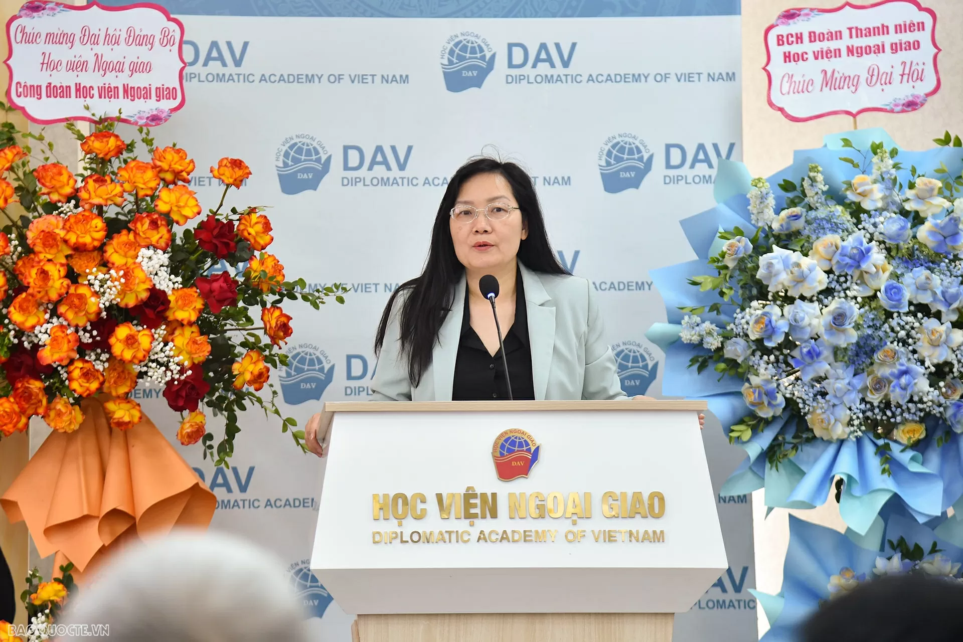 Ngày 24/3, tại Hà Nội, Đảng bộ Học viện Ngoại giao đã tổ chức thành công Đại hội nhiệm kỳ 2025-2030. (Ảnh: Anh Sơn)