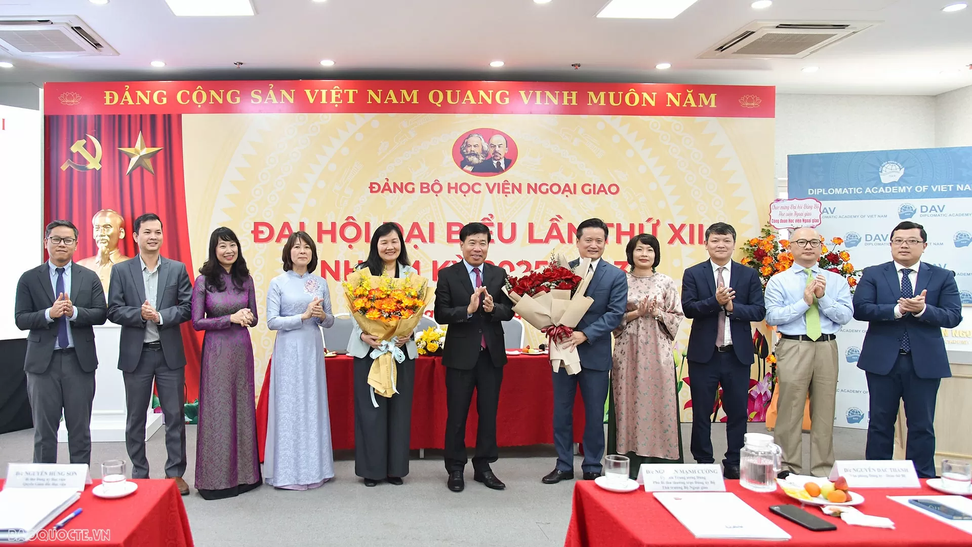 Ngày 24/3, tại Hà Nội, Đảng bộ Học viện Ngoại giao đã tổ chức thành công Đại hội nhiệm kỳ 2025-2030. (Ảnh: Anh Sơn)