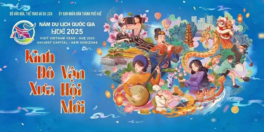 Công bố poster chính thức của Năm Du lịch quốc gia - Huế 2025 Công bố poster chính thức của Năm Du lịch quốc gia Huế 2025