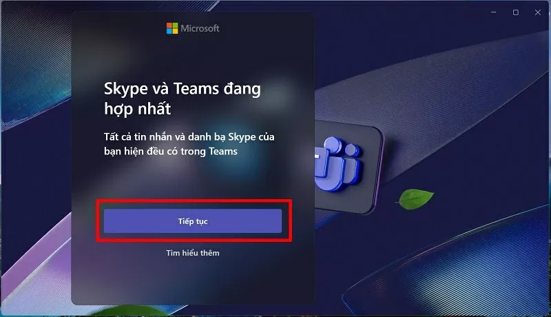 Nhấn Tiếp tục để hoàn tất quá trình đồng bộ Nhấn Tiếp tục để hoàn tất quá trình đồng bộ