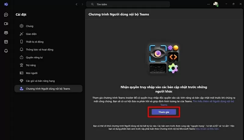 Khởi động Teams để kích hoạt tính năng đồng bộ Khởi động Teams để kích hoạt tính năng đồng bộ