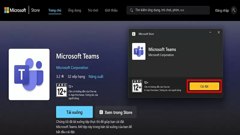 Xác nhận Cài đặt Xác nhận Cài đặt