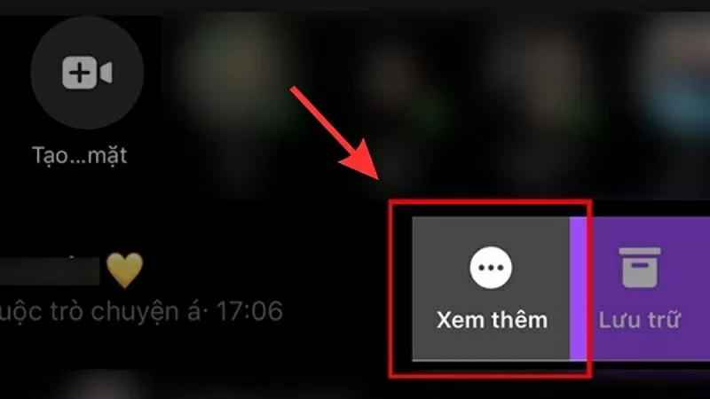 Bấm vào tùy chọn Xem thêm
