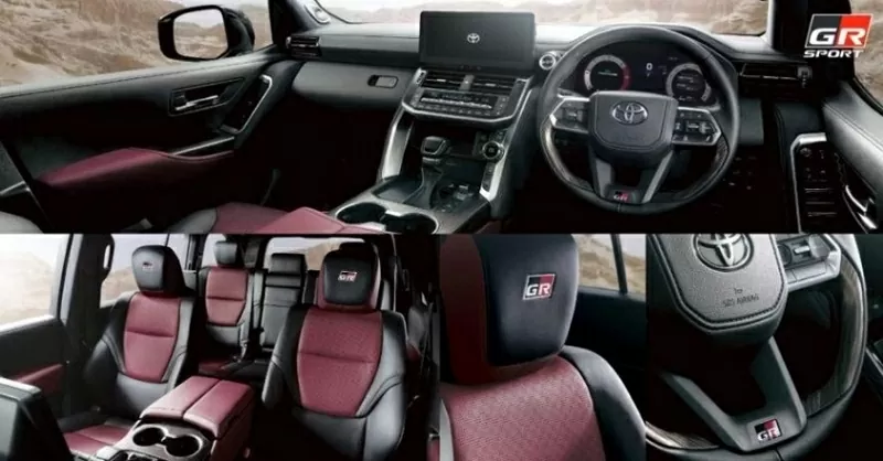 Toyota Land Cruiser 300 Series 2025 được trang bị màn hình trung tâm hỗ trợ định vị vệ tinh