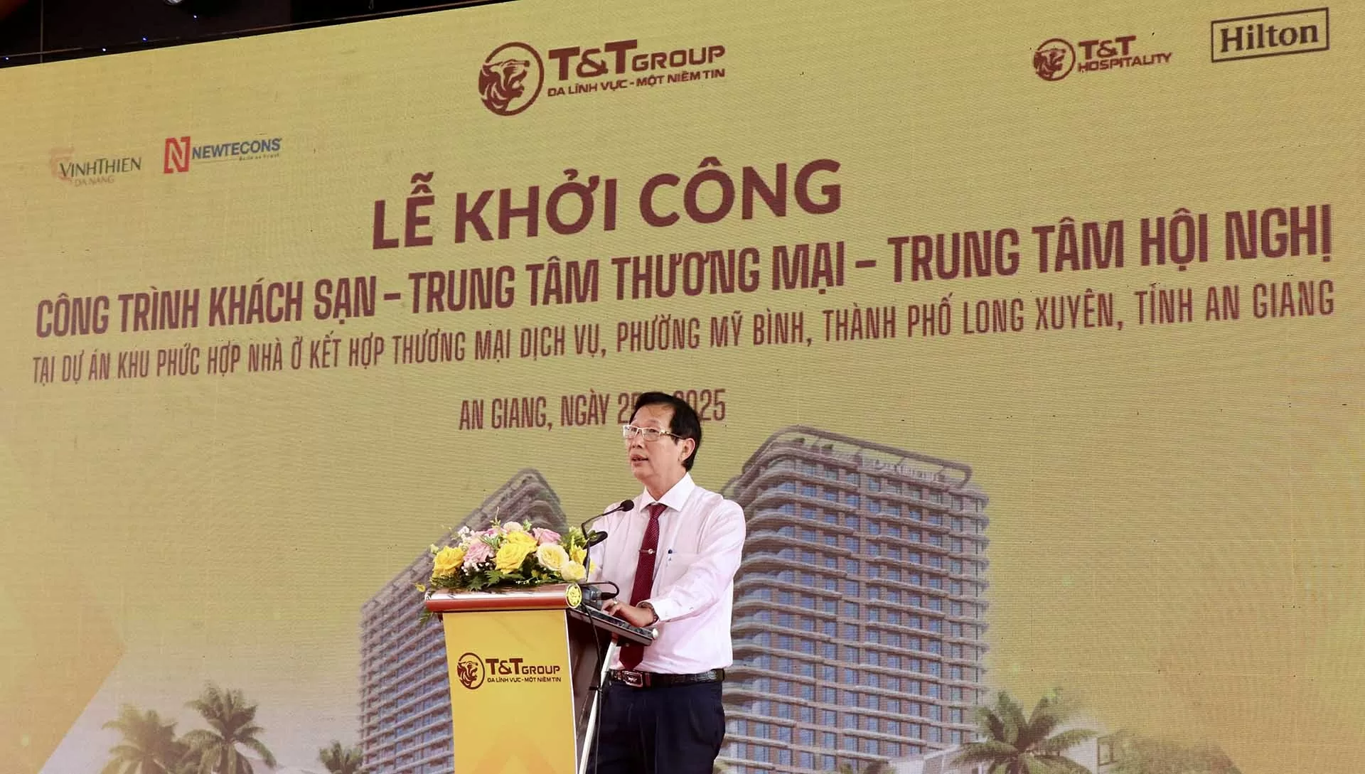 T&T Group khởi công xây dựng khách sạn 5 sao tiêu chuẩn quốc tế đầu tiên tại Đồng bằng sông Cửu Long
