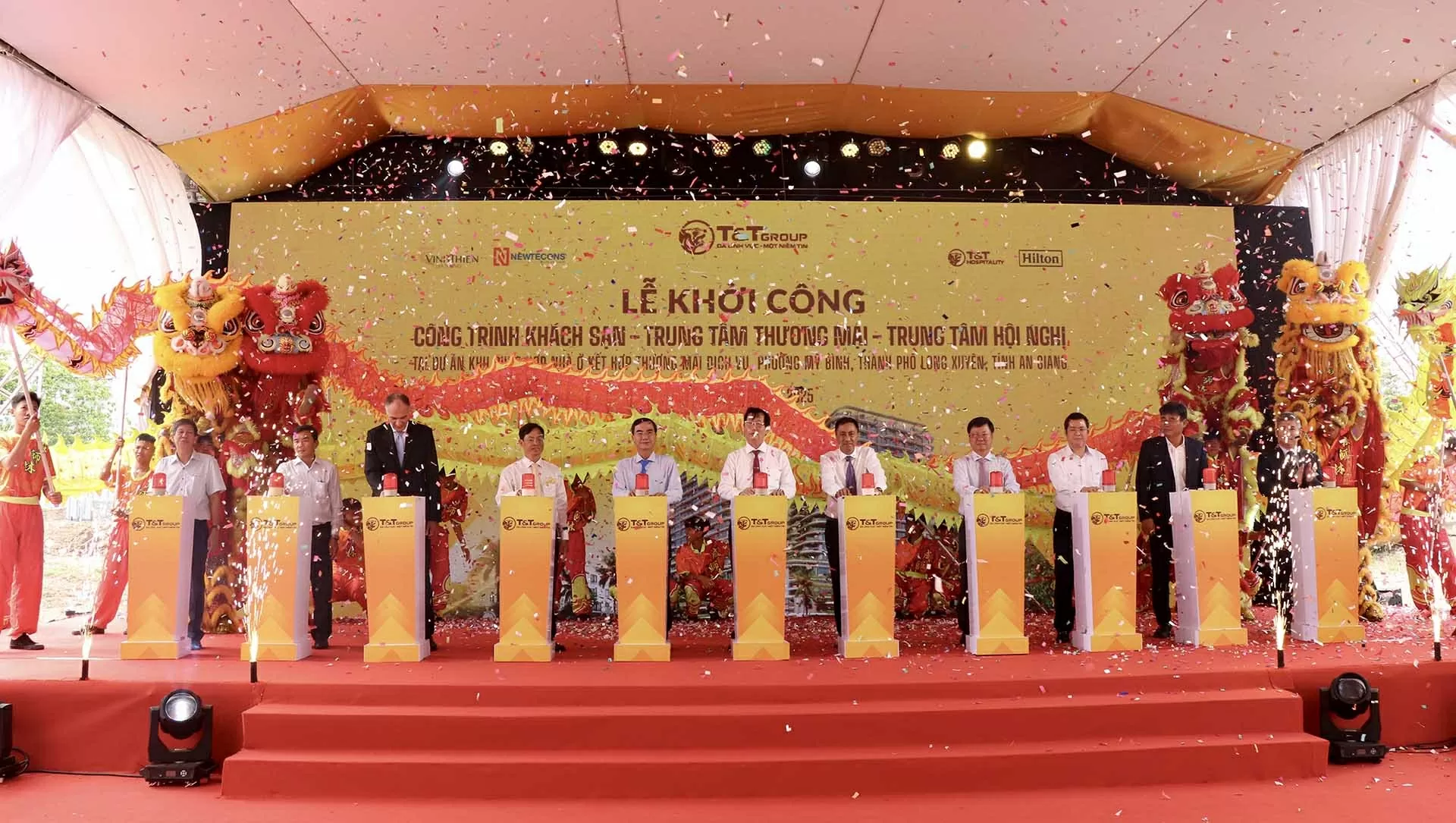 T&T Group khởi công xây dựng khách sạn 5 sao tiêu chuẩn quốc tế đầu tiên tại Đồng bằng sông Cửu Long T&T Group khởi công xây dựng khách sạn 5 sao tiêu chuẩn quốc tế đầu tiên tại Đồng bằng sông Cửu Long