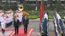Thủ tướng Phạm Minh Chính chủ trì lễ đón Thủ tướng Singapore Lawrence Wong thăm chính thức Việt Nam