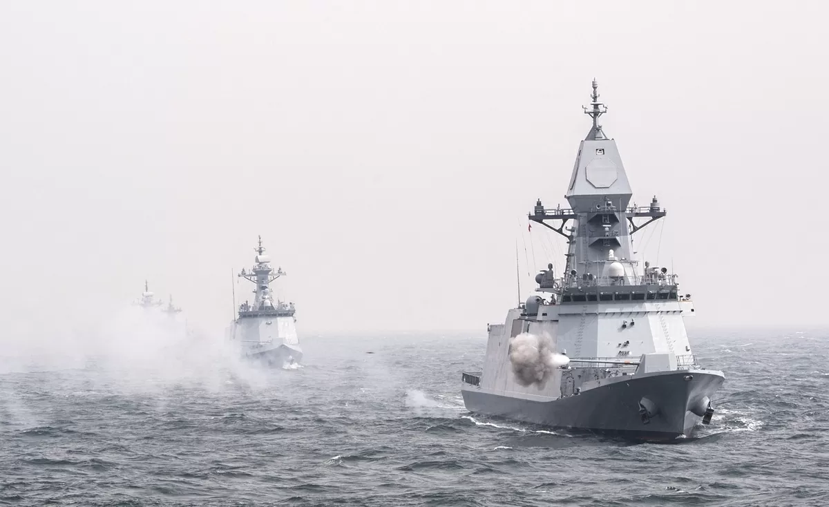 Hàn Quốc tập trận hải quân trên Hoàng Hải Hàn Quốc tập trận hải quân trên Hoàng Hải