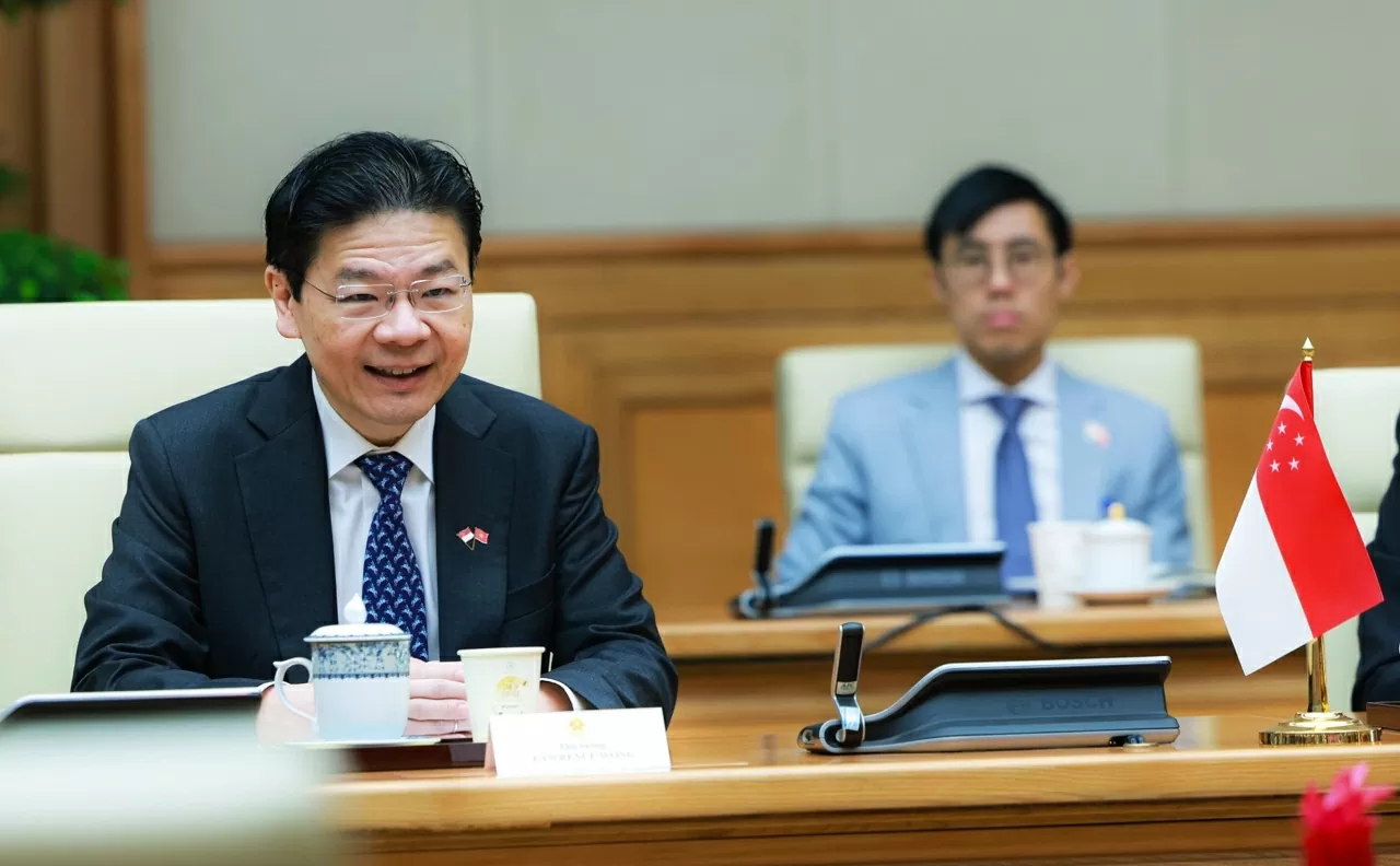 Thủ tướng Lawrence Wong nhấn mạnh Việt Nam là Đối tác Chiến lược toàn diện đầu tiên của Singapore trong ASEAN.(Ảnh:Thành Long)