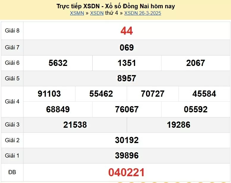 XSDN 26/3, kết quả xổ số Đồng Nai thứ 4 ngày 26/3/2025. xổ số Đồng Nai ngày 26 tháng 3 XSDN 26/3, kết quả xổ số Đồng Nai thứ 4 ngày 26/3/2025. xổ số Đồng Nai ngày 26 tháng 3