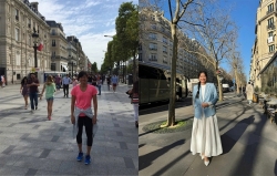 Kình Ngư Ánh Viên đăng ảnh so sánh bây giờ và 10 năm trước du lịch Pháp