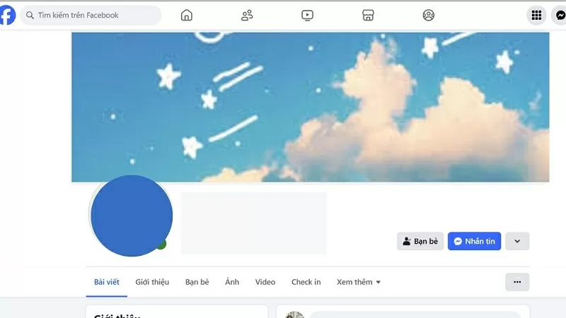 Vào trang cá nhân của người muốn thiết lập tính năng hạn chế Vào trang cá nhân của người muốn thiết lập tính năng hạn chế