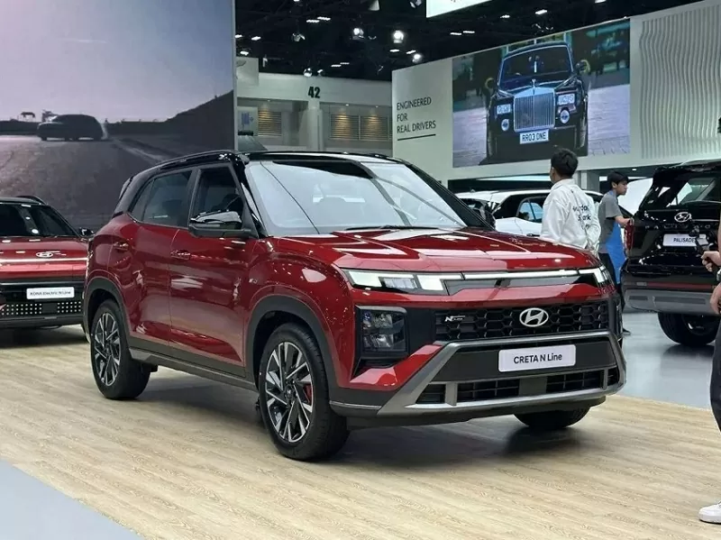 Giá xe Hyundai Creta N Line 2025 khởi điểm 1,199 triệu Baht, tương đương khoảng 904 triệu đồng Giá xe Hyundai Creta N Line 2025 khởi điểm 1,199 triệu Baht, tương đương khoảng 904 triệu đồng