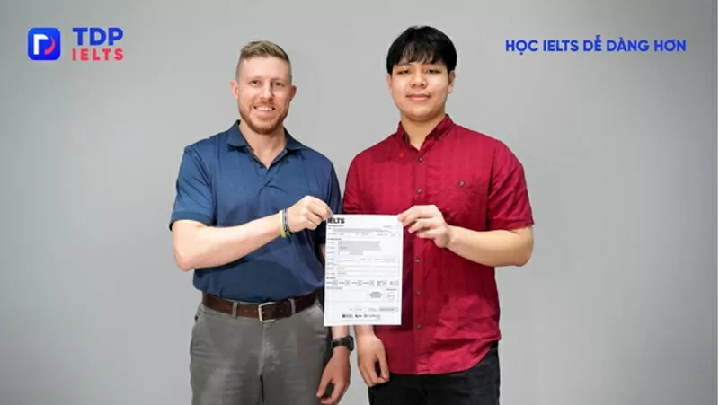Học viên tại TDP IELTS xuất sắc đạt IELTS OVERALL 8.0