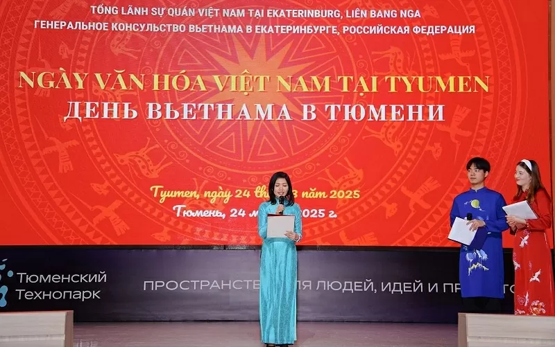Dấu ấn lan toả văn hoá của cộng đồng du học sinh Việt Nam tại Tyumen Ấn tượng ngày văn hóa của cộng đồng du học sinh Việt Nam tại Tyumen
