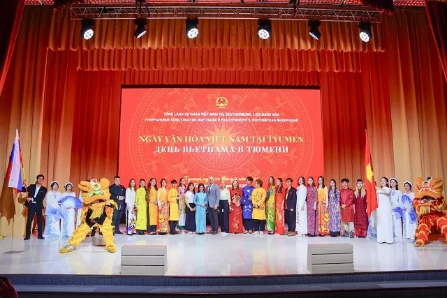 Ấn tượng ngày văn hóa của cộng đồng du học sinh Việt Nam tại Tyumen