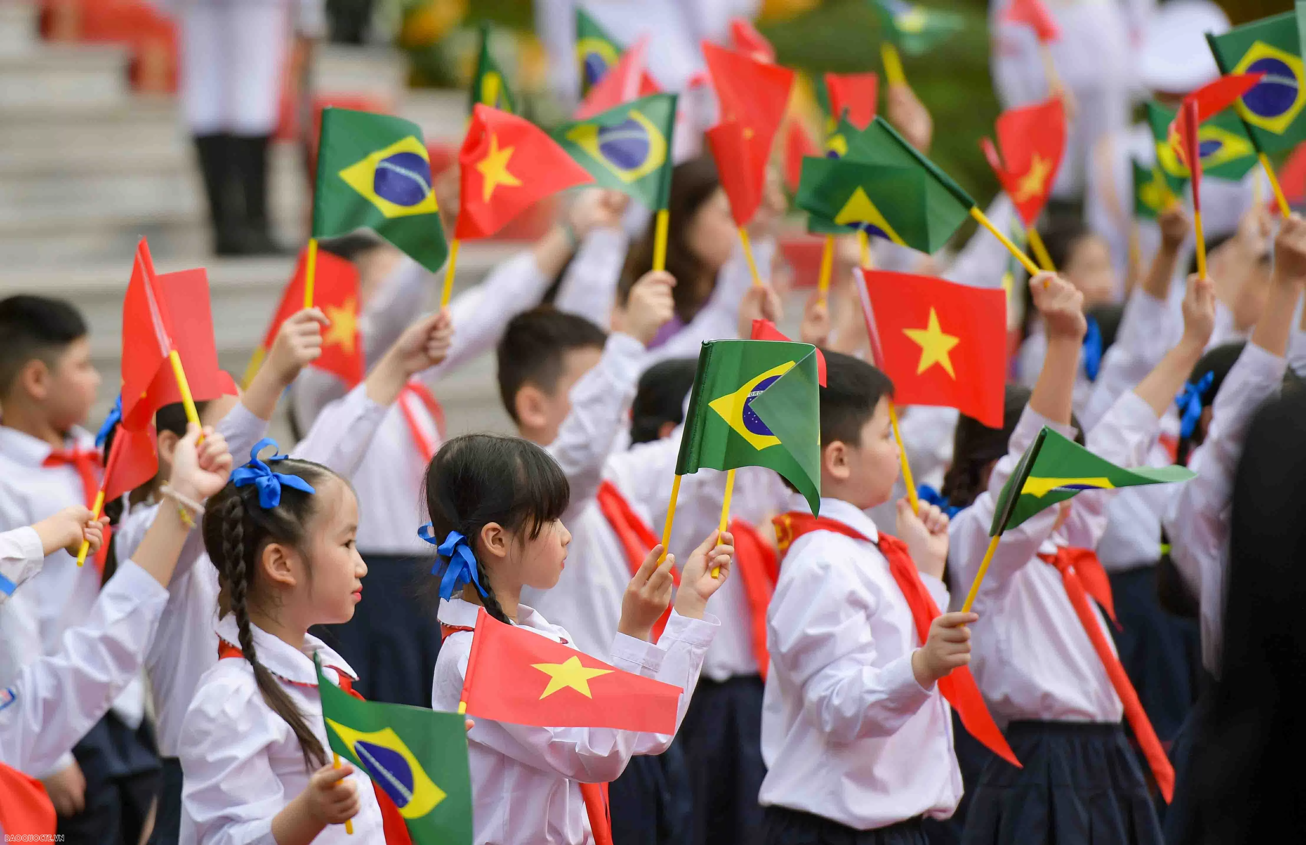 Lễ đón chính thức Tổng thống Brazil thăm Việt Nam