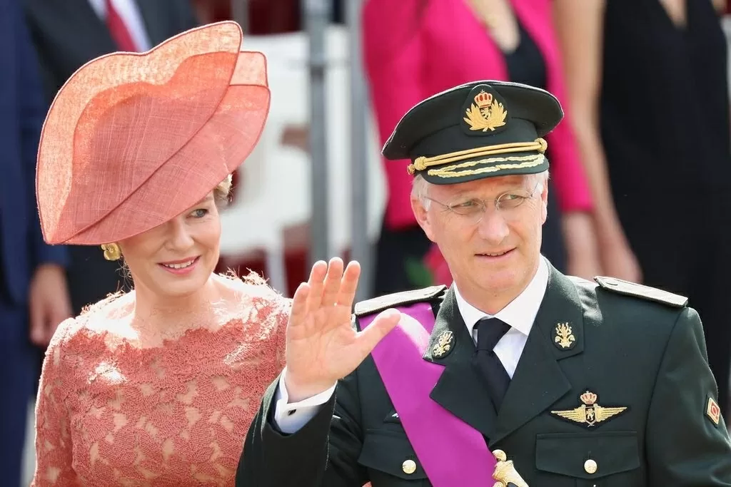 Nhà vua Philippe và Hoàng hậu Mathilde - Ảnh: Brussels Times
