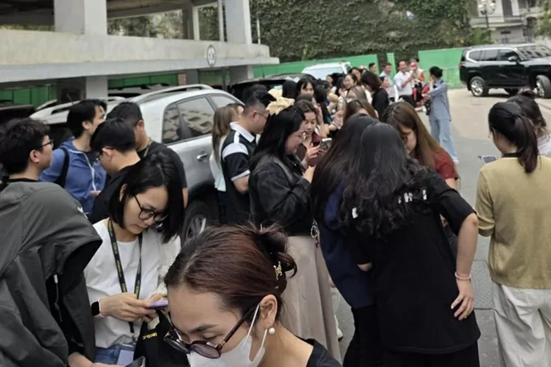 TP. Hà Nội rung lắc bởi trận động đất có độ lớn 7.3 tại Myanmar TP. Hà Nội rung lắc bởi trận động đất có độ lớn 7.3 tại Myanmar