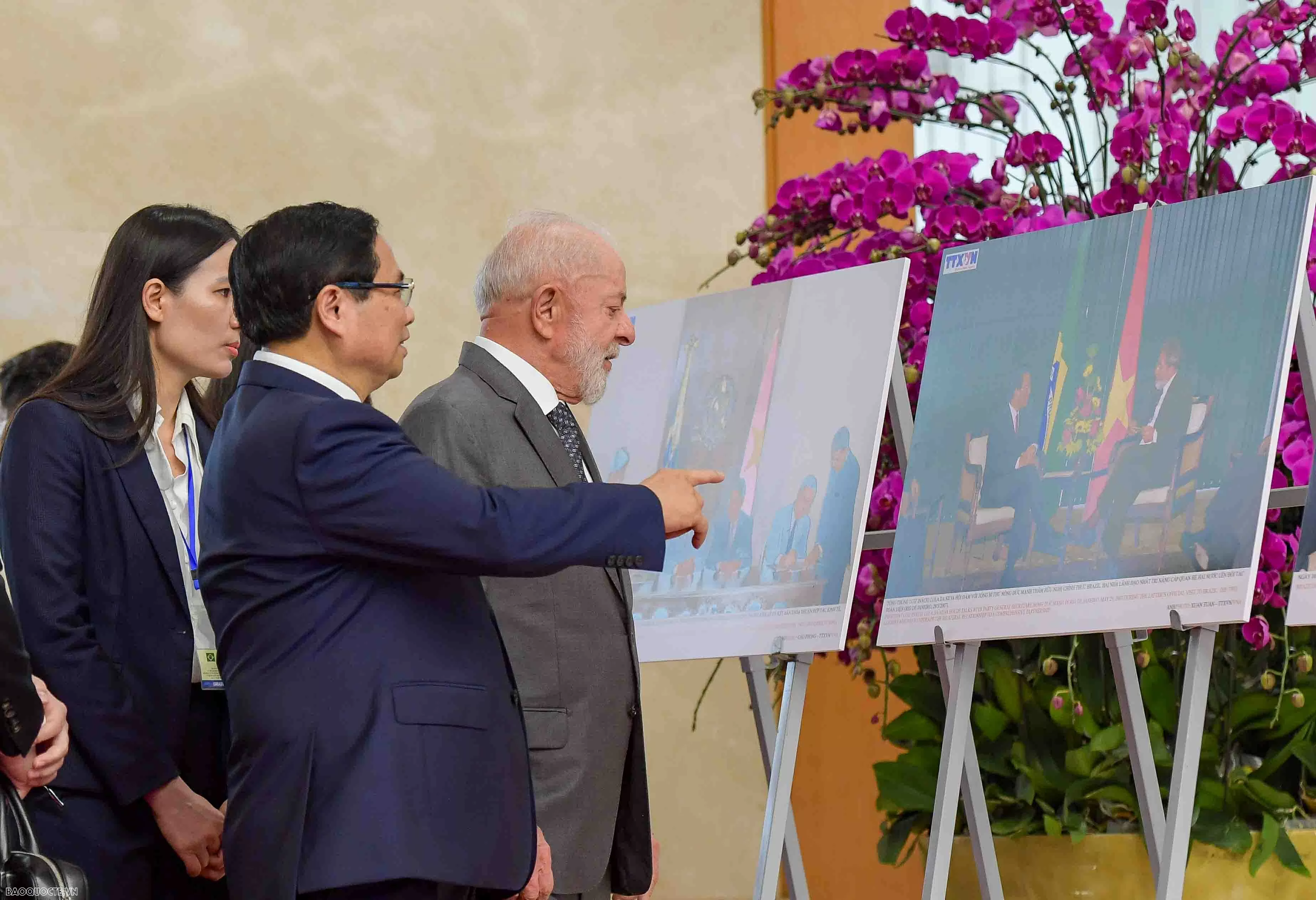 Thủ tướng Phạm Minh Chính hội kiến Tổng thống Brazil