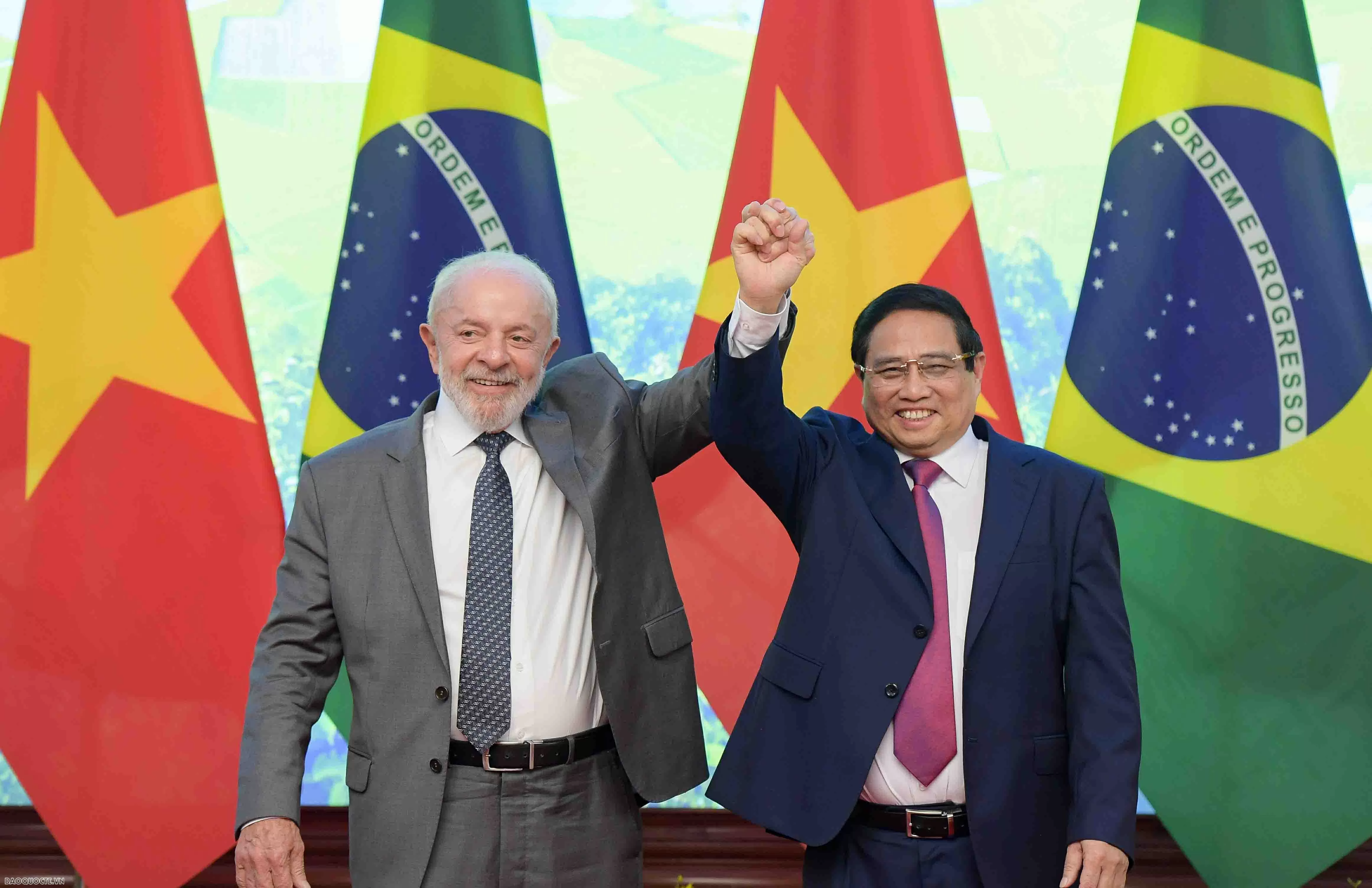 Thủ tướng Phạm Minh Chính hội kiến Tổng thống Brazil