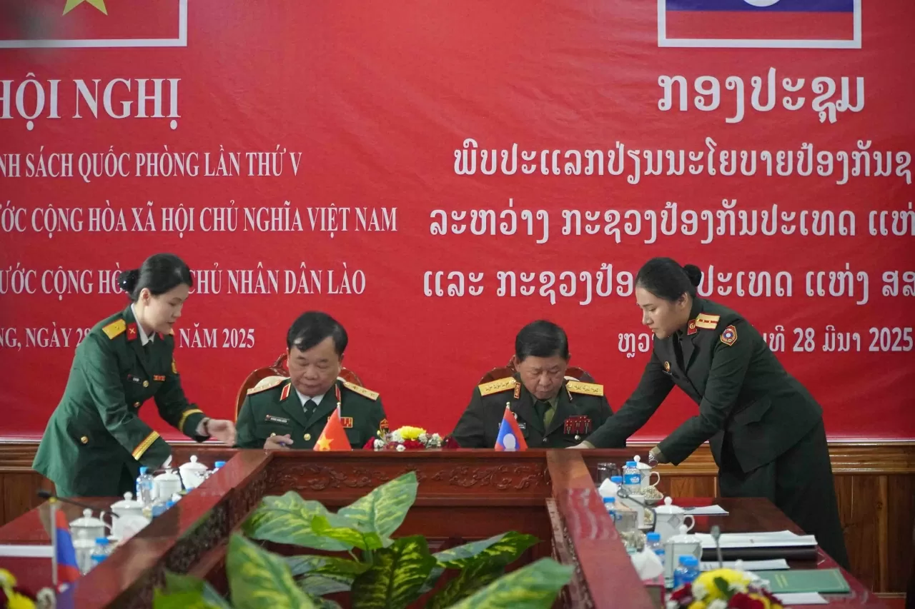 Đối thoại chính sách quốc phòng Việt Nam – Lào lần thứ 5 Đối thoại chính sách quốc phòng Việt Nam – Lào lần thứ 5