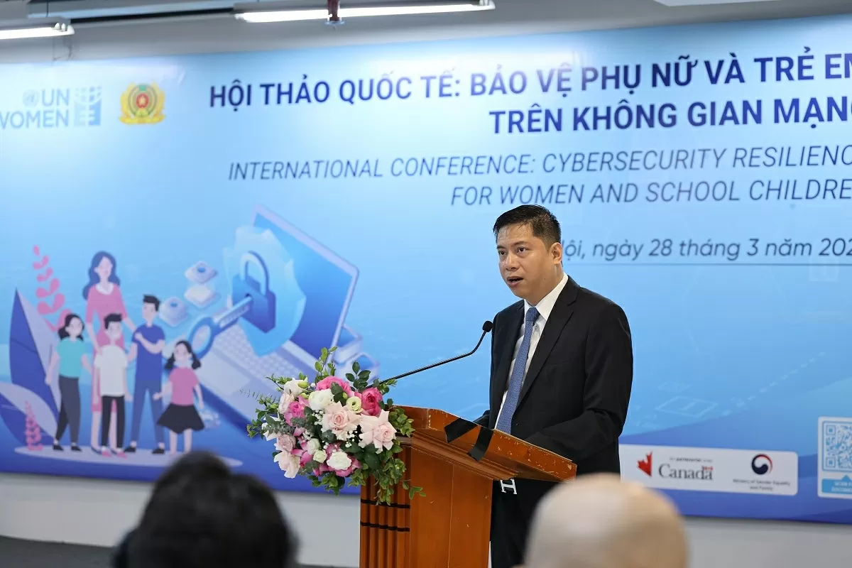 Xây dựng một không gian mạng an toàn cho sự phát triển lành mạnh của phụ nữ và trẻ em Xây dựng một không gian mạng an toàn cho sự phát triển lành mạnh của phụ nữ và trẻ em