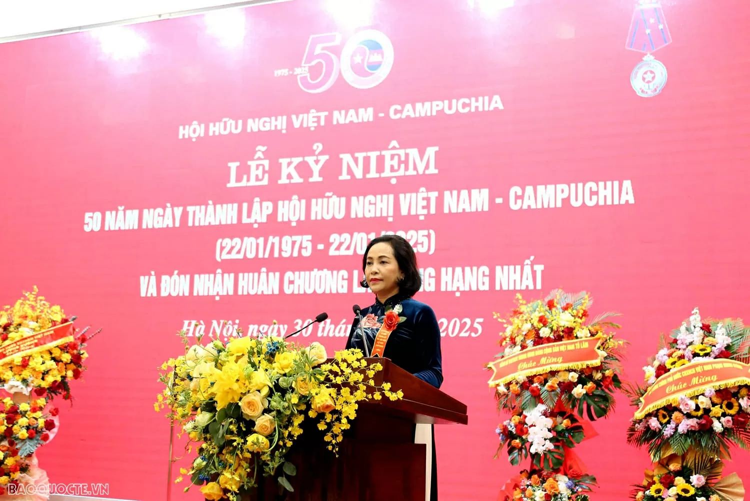 Hội Hữu nghị Việt Nam-Campuchia kỷ niệm 50 năm thành lập: Thắt chặt tình hữu nghị, hướng tới tương lai