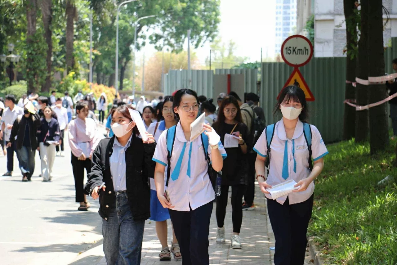 Đây là năm có số lượng thí sinh dự thi cao nhất từ trước đến nay.. (Ảnh: Kim Hương) Đây là năm có số lượng thí sinh dự thi cao nhất từ trước đến nay.. (Ảnh: Kim Hương)