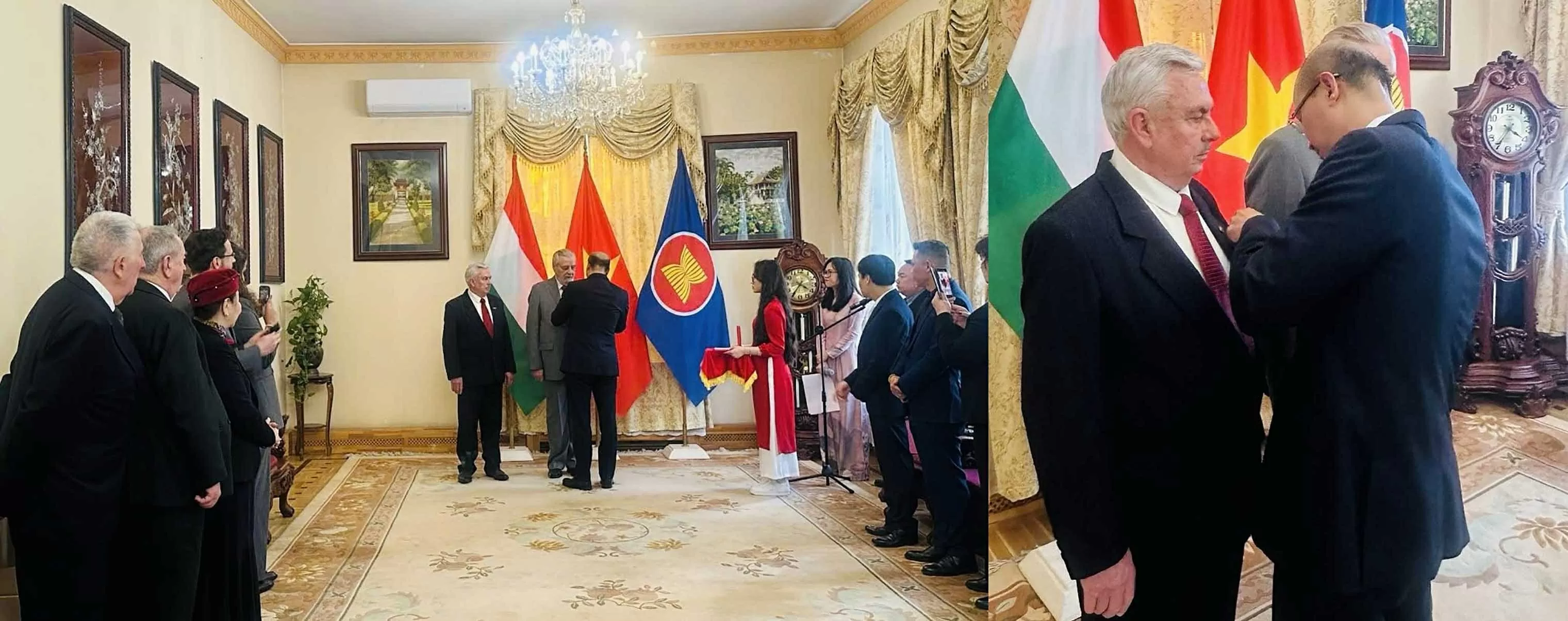 Đại sứ quán Việt Nam tại Hungary tổ chức Lễ trao tặng Huân chương Hữu nghị
