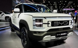 Cận cảnh xe bán tải BYD Shark 6 vừa trình làng tại BIMS 2025