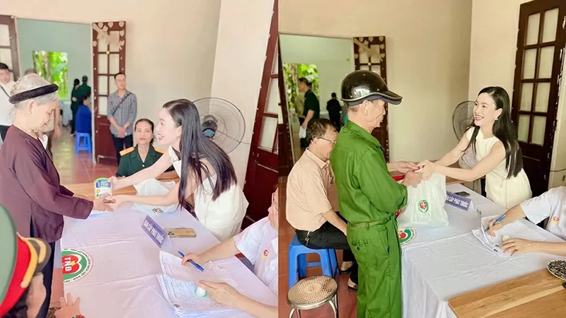 Hoàng Thịnh An tham gia hoạt động xã hội.