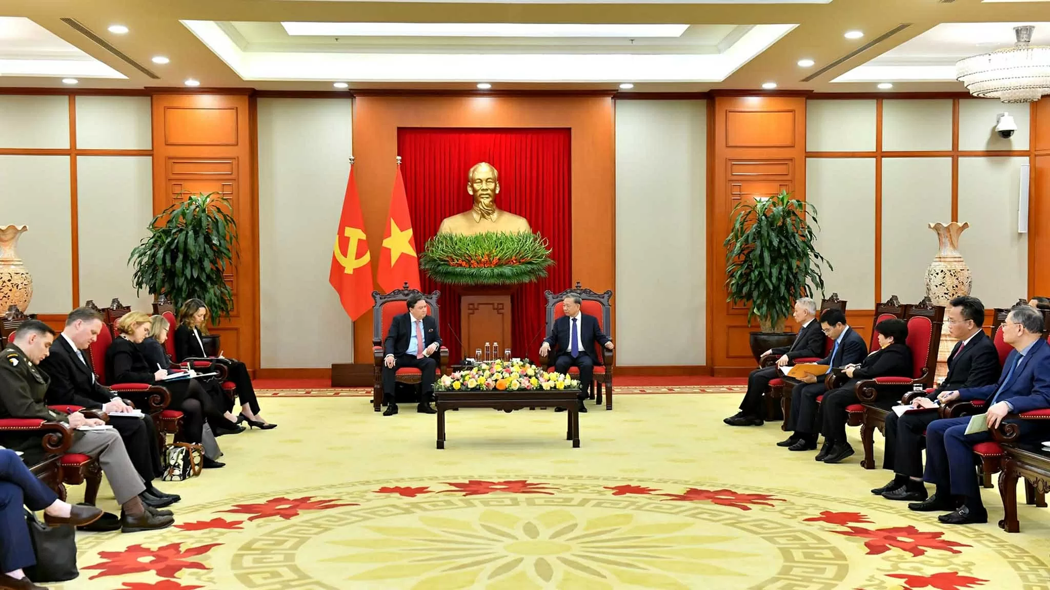Tổng Bí thư Tô Lâm tiếp Đại sứ Hoa Kỳ tại Việt Nam Tổng Bí thư Tô Lâm tiếp Đại sứ Hoa Kỳ tại Việt Nam