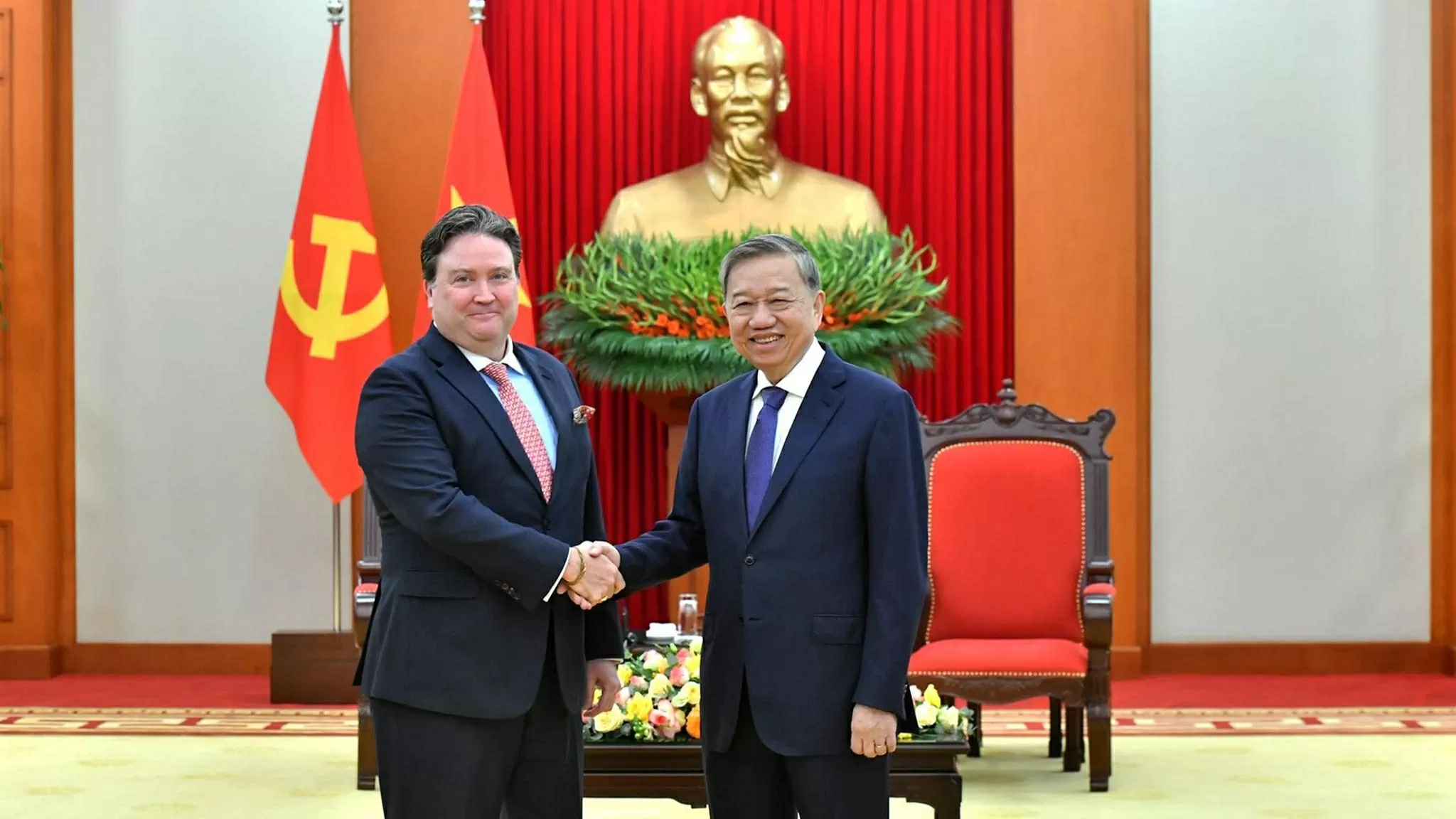 Tổng Bí thư Tô Lâm tiếp Đại sứ Hoa Kỳ tại Việt Nam