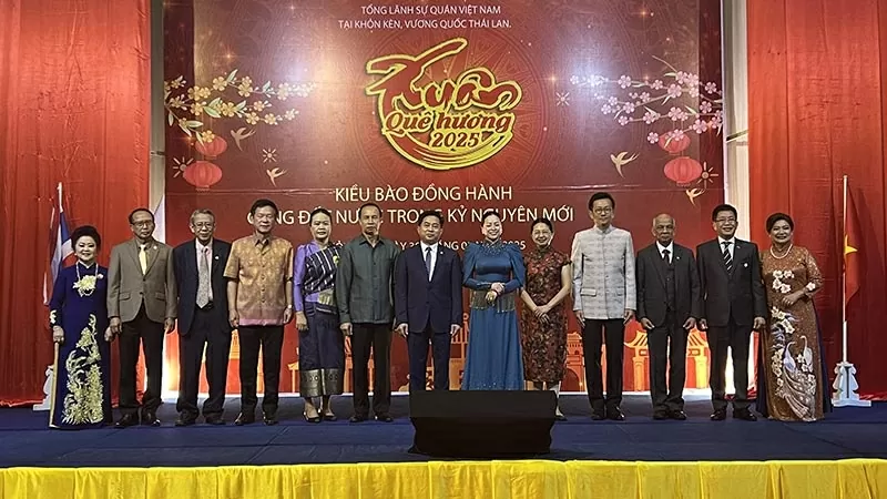 Tổng lãnh sự quán Việt Nam phối hợp tổ chức chương trình Xuân Quê hương tại Đông Bắc Thái Lan