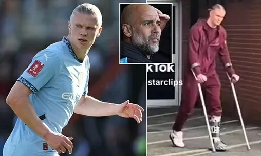 Chấn thương chân, Haaland coi như nghỉ hết mùa giải 2024/25