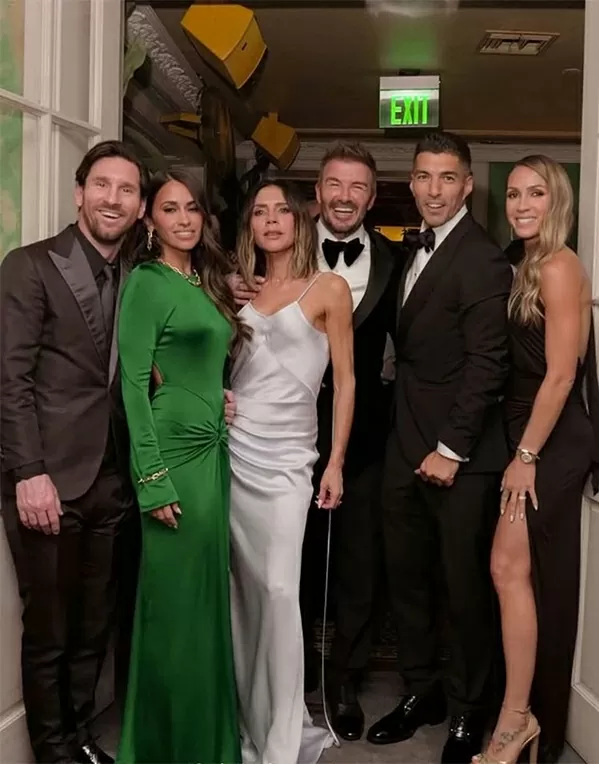 Hình ảnh cựu danh thủ David Beckham mừng tuổi 50
