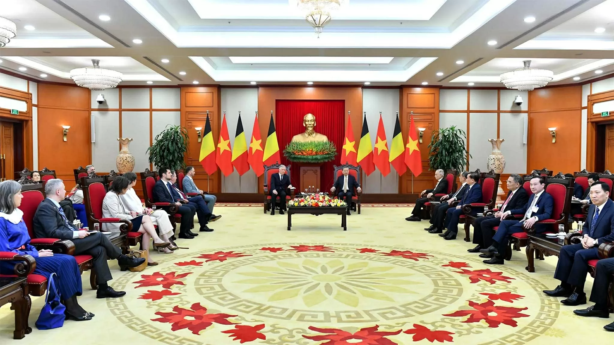 Tổng Bí thư Tô Lâm tiếp Nhà vua Vương quốc Bỉ Philippe