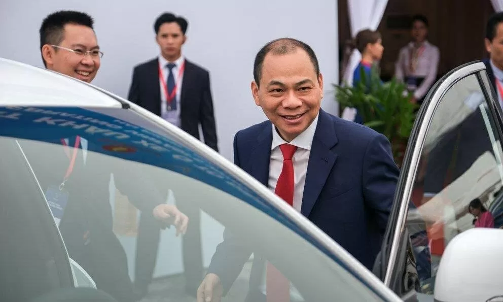 Chủ tịch Vingroup Phạm Nhật Vượng là một trong năm đại diện Việt Nam nằm trong bảng xếp hạng tỷ phú thế giới năm 2025 của tạp chí Forbes. (Nguồn: Bloomberg) Chủ tịch Vingroup Phạm Nhật Vượng là một trong năm đại diện Việt Nam nằm trong bảng xếp hạng tỷ phú thế giới năm 2025 của tạp chí Forbes. (Nguồn: Bloomberg)
