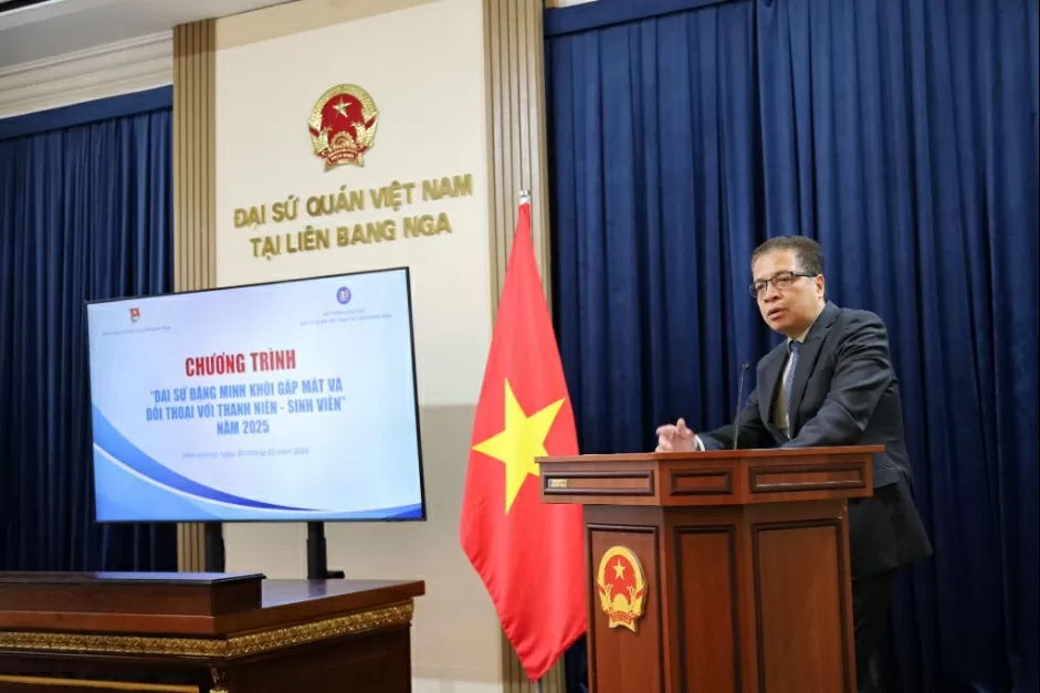 Đại sứ Đặng Minh Khôi gặp mặt và đối thoại với thanh niên - sinh viên Việt Nam tại Nga năm 2025