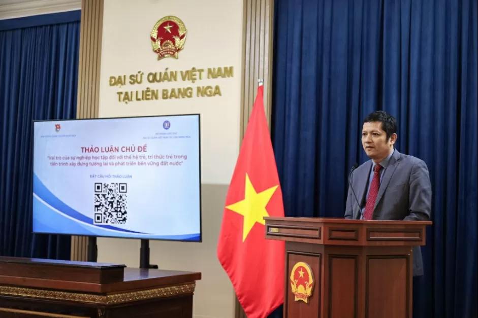 Đại sứ Đặng Minh Khôi gặp mặt và đối thoại với thanh niên - sinh viên Việt Nam tại Nga năm 2025