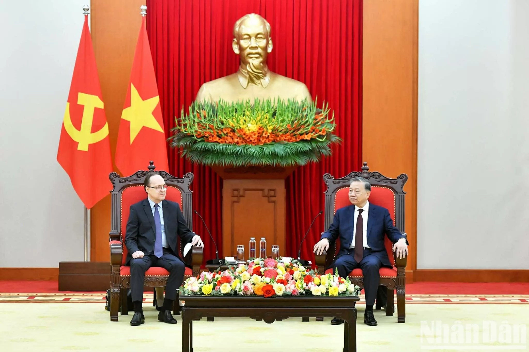 Tổng Bí thư Tô Lâm tiếp Đại sứ Liên bang Nga tại Việt Nam