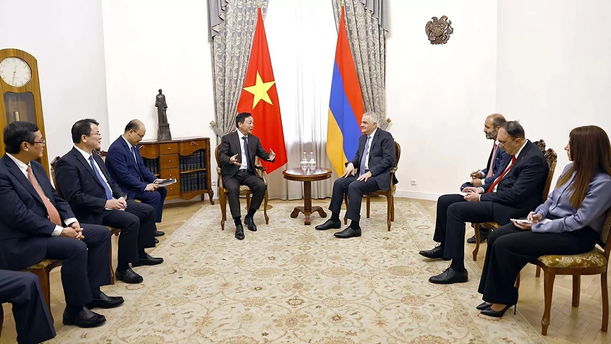 Thúc đẩy sớm thiết lập Ủy ban Liên chính phủ Việt Nam-Armenia