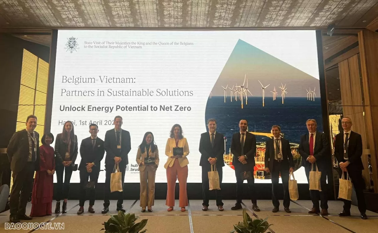 Việt Nam và Bỉ cùng 'ra khơi' chuyển đổi năng lượng tới chân trời phát triển bền vững