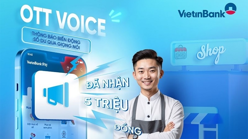 Cách bật thông báo biến động số dư qua giọng nói trên VietinBank