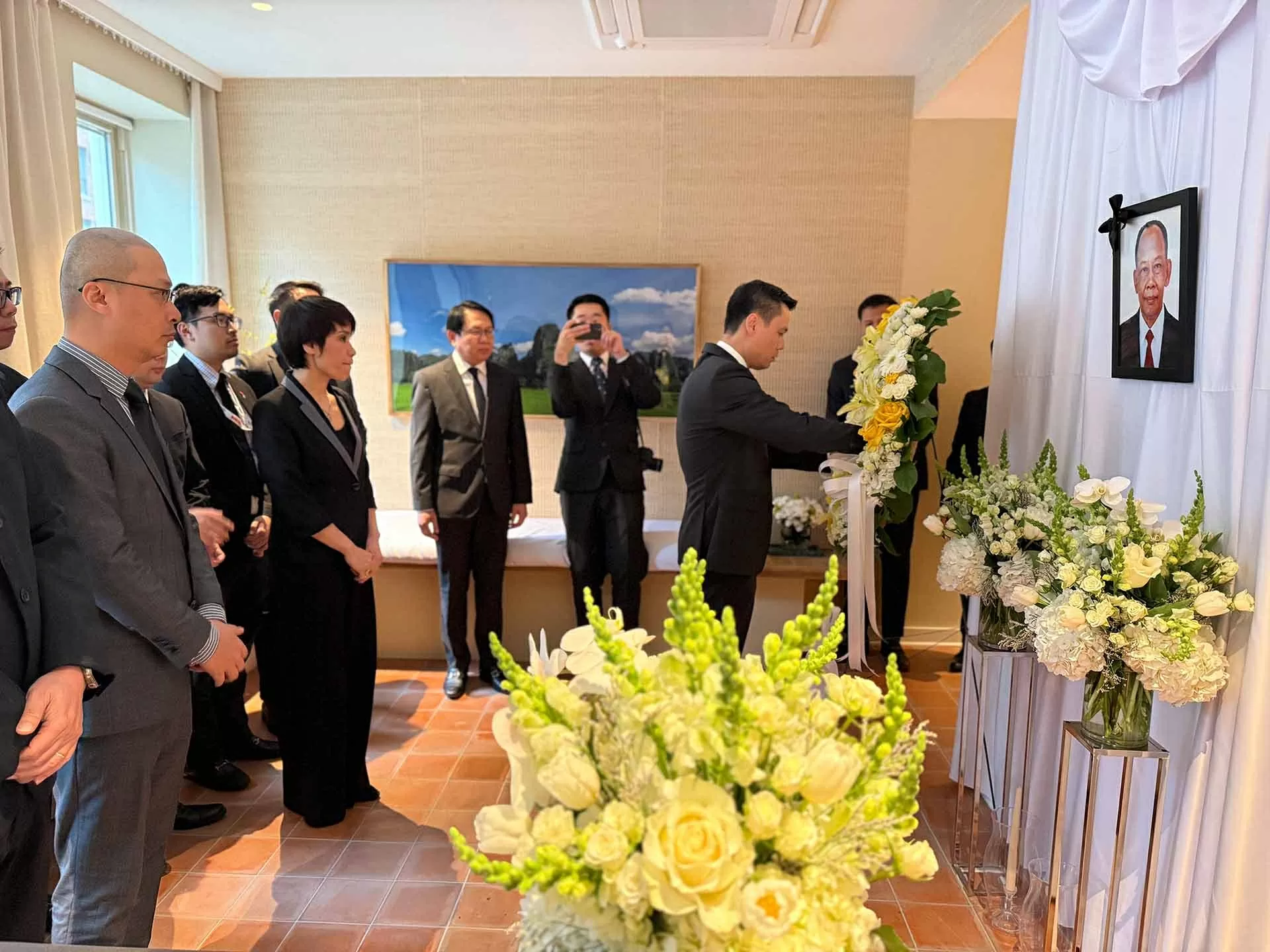 Tưởng nhớ đồng chí Khamtay Siphandone tại New York, Hoa Kỳ