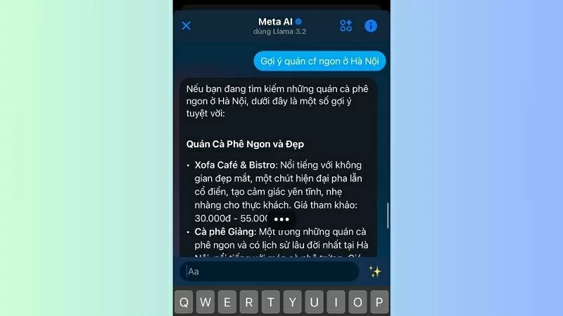 Nhập câu hỏi vào ô tin nhắn Nhập câu hỏi vào ô tin nhắn