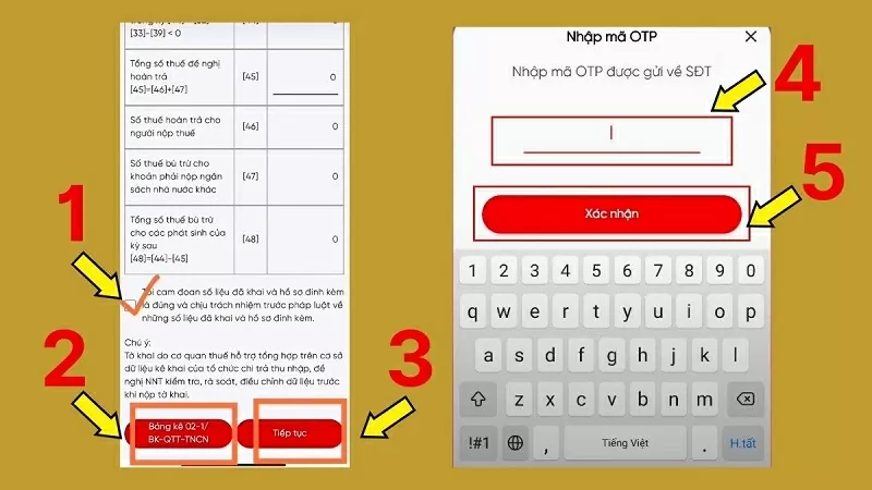 Kiểm tra lại tờ khai