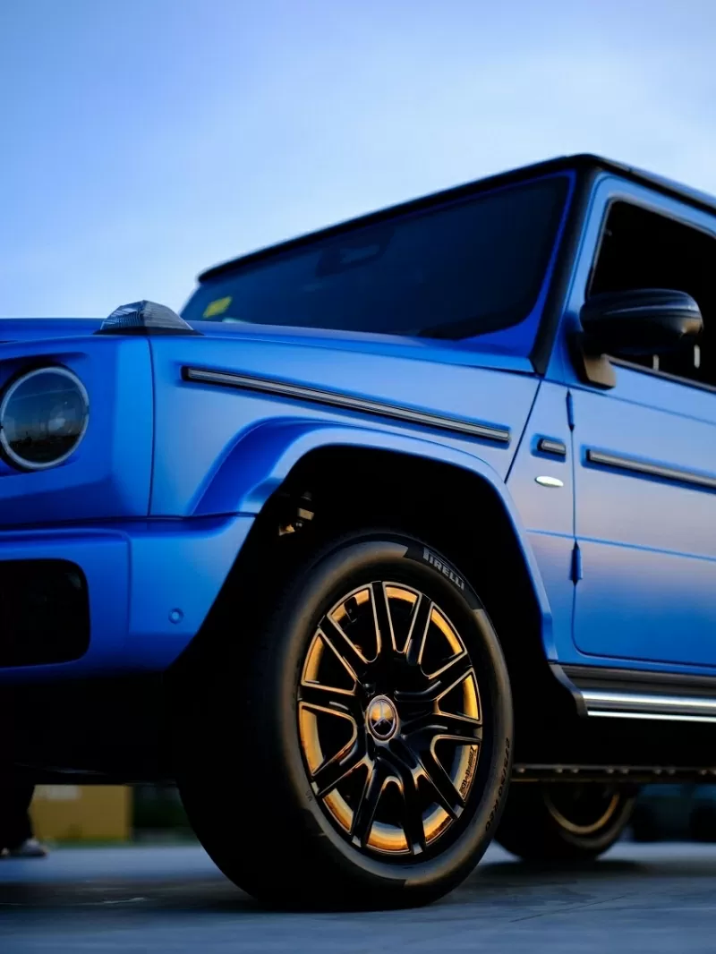 Bộ mâm thể thao AMG 10 chấu đặc trưng trên Mercedes-Benz G 580 EQ Edition One