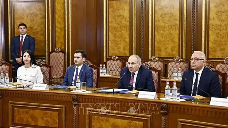 Chủ tịch Quốc hội Trần Thanh Mẫn hội kiến Thủ tướng Armenia